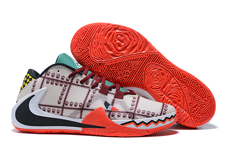 Nike Zoom Freak 1 Eagle Wine Red Grey Black Green Shoes
